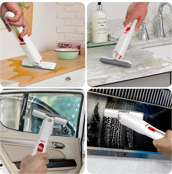 Portable Mini Mop, Sponge Mop, Easy to Store Hidden Powerful Absorbent Mop