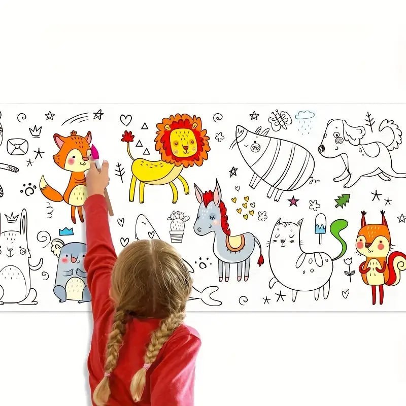 30x300 Cm Children Coloring Drawing Paper Roll 3 Meter  🤩(BUY 1 GET 1 FREE)🤩