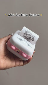 Mini Pocket Printer (Wireless, Inkless, Portable, and Rechargeable with Lithium Battery)