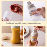 5 Hole Squeeze Sauce Bottle, Plastic Ketchup Dispenser Bottle