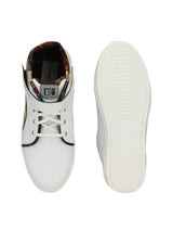 White Synthetic Casual Shoes