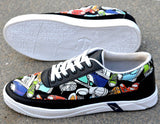 Men's Stylish Multicoloured Printed Casual Sneaker Shoes