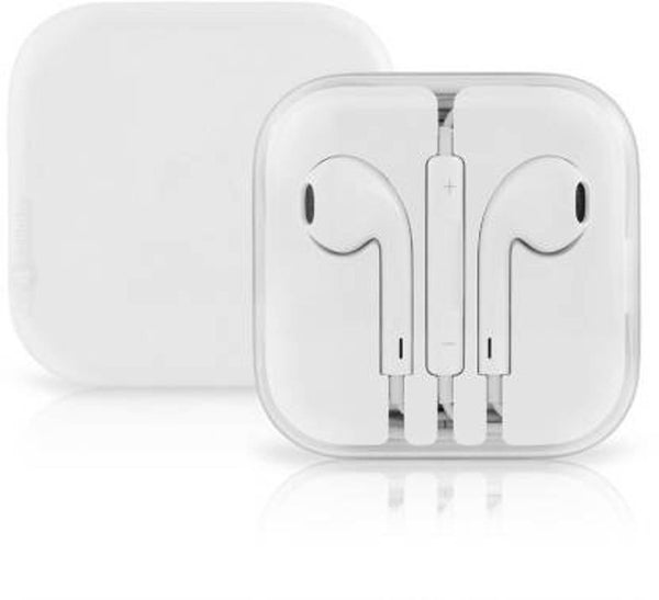 Earphone Headset With Mic Wired Headset  (White, In the Ear