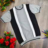 Classic Wool Striped Tshirt for Men