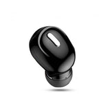 Mini Hands-Free Small Kaju Shape Bluetooth Single Earpiece Headset Earphones with Mic for iOS andoirds Other Smartphones Black