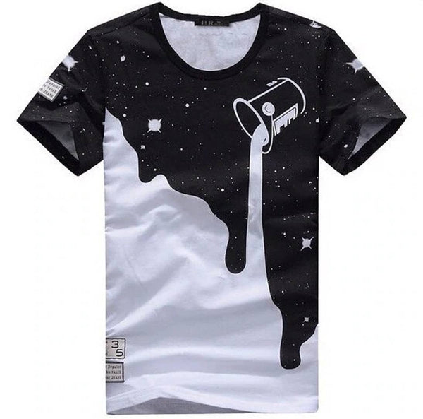 Classic Polyester Printed Tshirt for Men