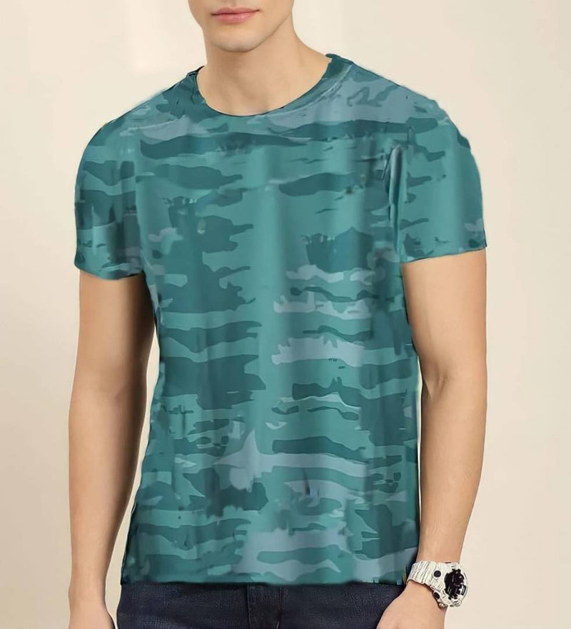 Classic Polyester Printed Tshirt for Men