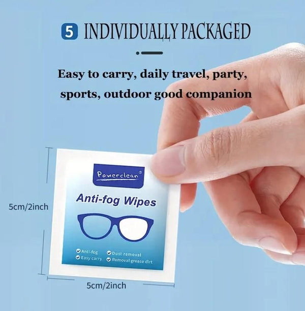 Cleaner Lens Wipes, Eye Glasses Cleaner Wipes(100 pics)