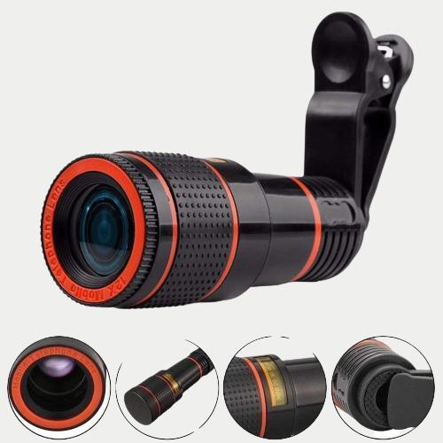 Protable HD 12x Optical Zoom Camera Telescope Lens Monocular Travel Hiking Tour