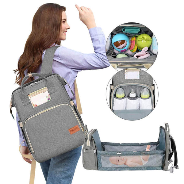 25 ltrs (40 Cms) backpack (DIAPER_BAG_GREY)