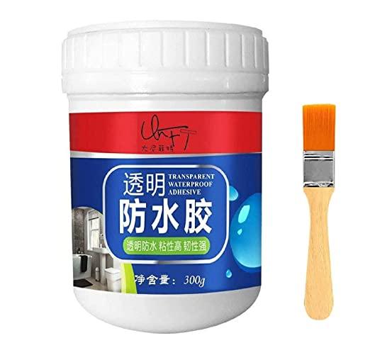 Transparent Waterproof Sealant Glue Super Strong Bonding Sealant Invisible Waterproof Anti-Leakage Agent, Bathroom Roof Top Concrete Wall Water Repellent Repair Leaks