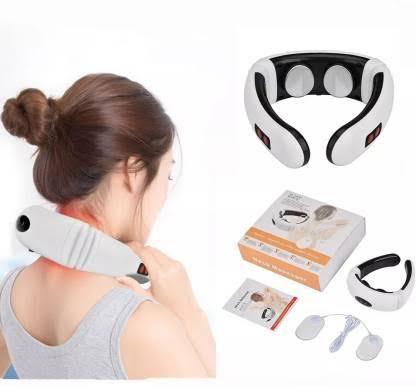 Neck Massager- Electric Back Neck Massager Impulse Cervical Vertebra Treatment Instrument Acupuncture Magnetic Therapy