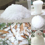 Instant Magic Snow Fake Powder for Cloud Slime, Faux Snow Includes Plastic Bucket, Shovel (Pack of 2)