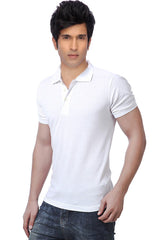 Poly Cotton Solid Half Sleeves Mens Polo T-shirt (Pack of 3)