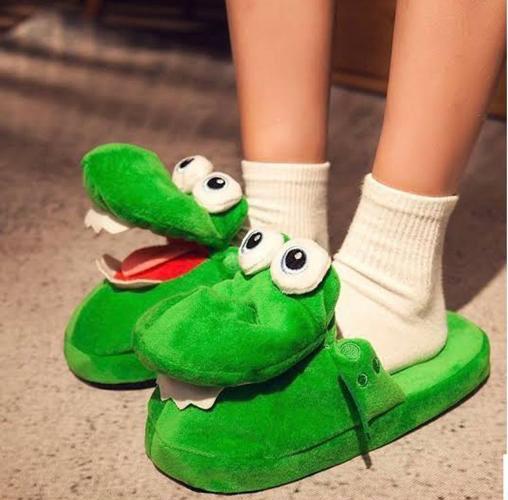 Cute Crocodile Mouth Slipper, Funny Crocodile Slides