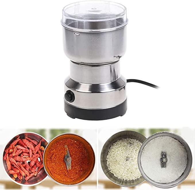 Electric Smash Machine, Multifunction Small Food Grinder Grain Grinder, Portable Coffee Bean Grinder