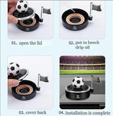 Solar Rotating Football Air Freshener