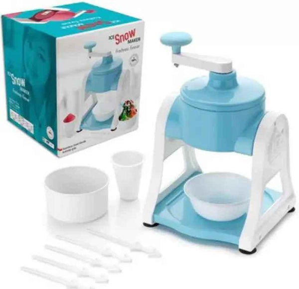 Plastic Manual Ice Crusher Kitchen ice Shaver Mini Snow Machine Multi Color