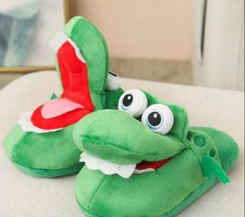 Cute Crocodile Mouth Slipper, Funny Crocodile Slides