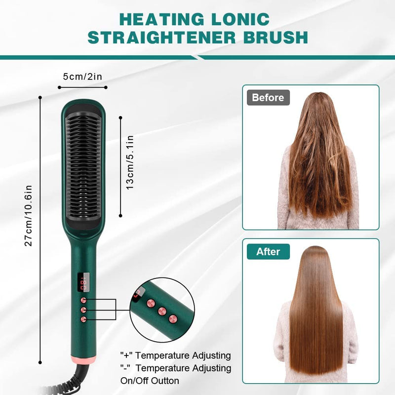 Heating Hair Straightener Comb for Women & Men