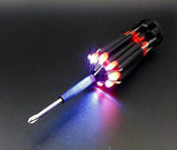 6/8 In 1 Multi-Function Screwdriver Torch Combination Led Light