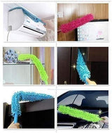 Fan Duster - Flexible Microfiber Cleaning Duster With Extendable Rod ( Multi-color )