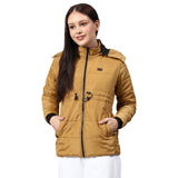 Campus Sutra Women Solid Stylish Casual Bomber Jacket