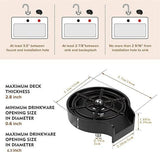 Stainless Steel Metal Kitchen Sink, Cup Washer