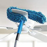 Fan Duster - Flexible Microfiber Cleaning Duster With Extendable Rod ( Multi-color )