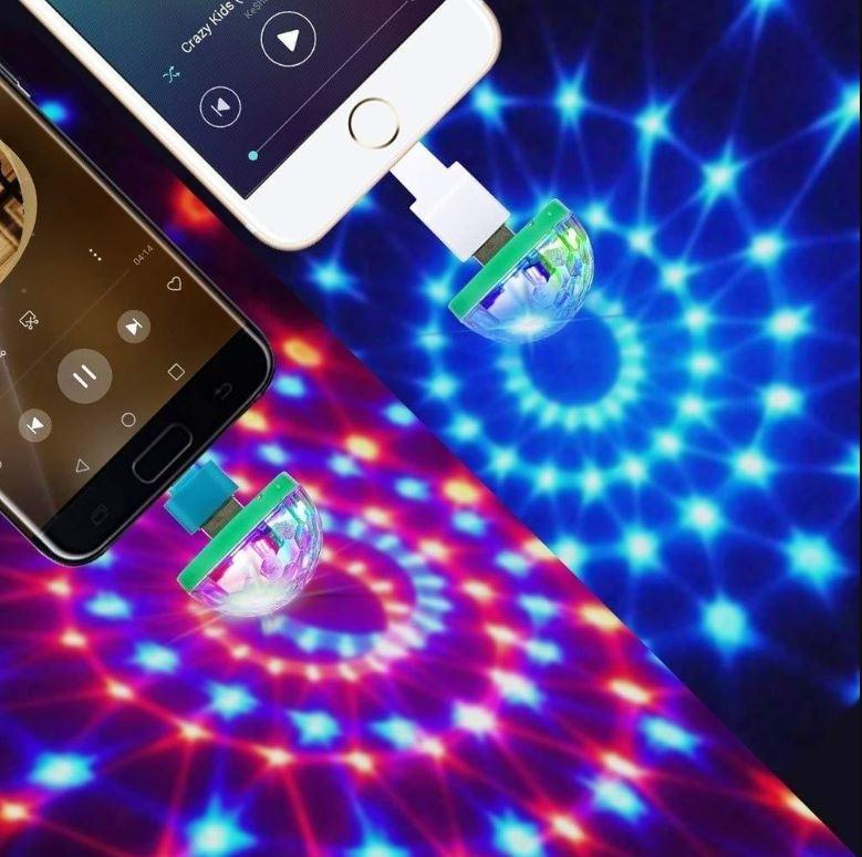 Magic Ball Lights -LED USB Party Lights Magic Ball for Mobile Phones Pack of 2