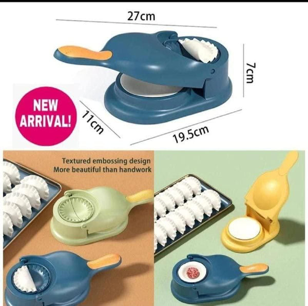 2 in 1 Dumpling Maker Ghughra Momos Puri Maker Machine Manual Dough Press (MOMOS MAKER-1)