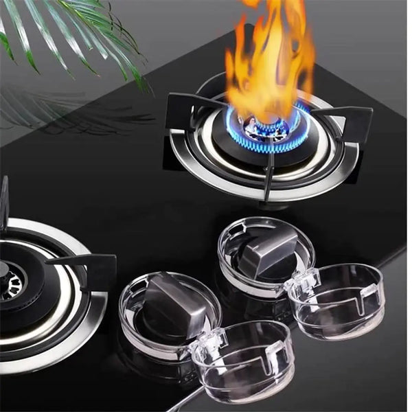 Premium Gas Stove Knob Cover Child safety Locks Gas Cooker Switch Protector For Baby Kids,2 Pcs